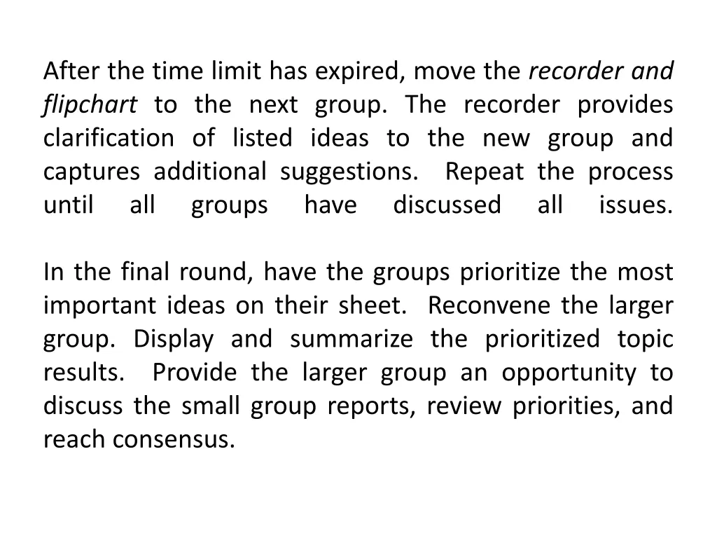 after the time limit has expired move