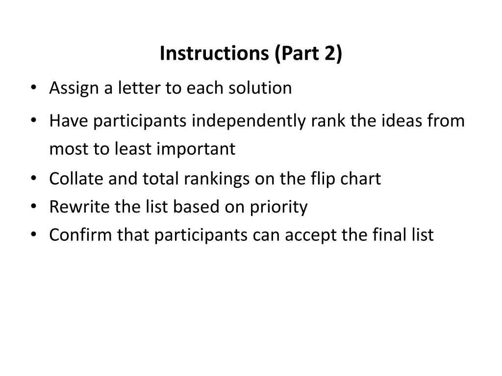 instructions part 2