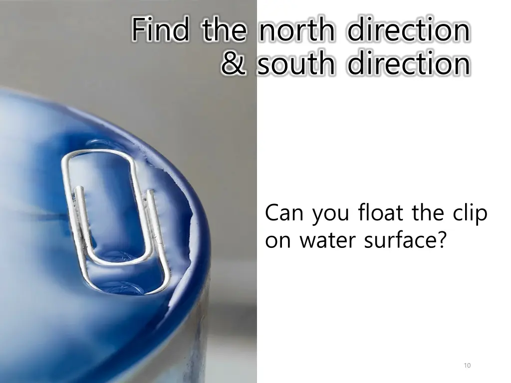 find the north direction south direction