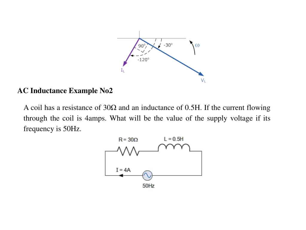 ac inductance example no2
