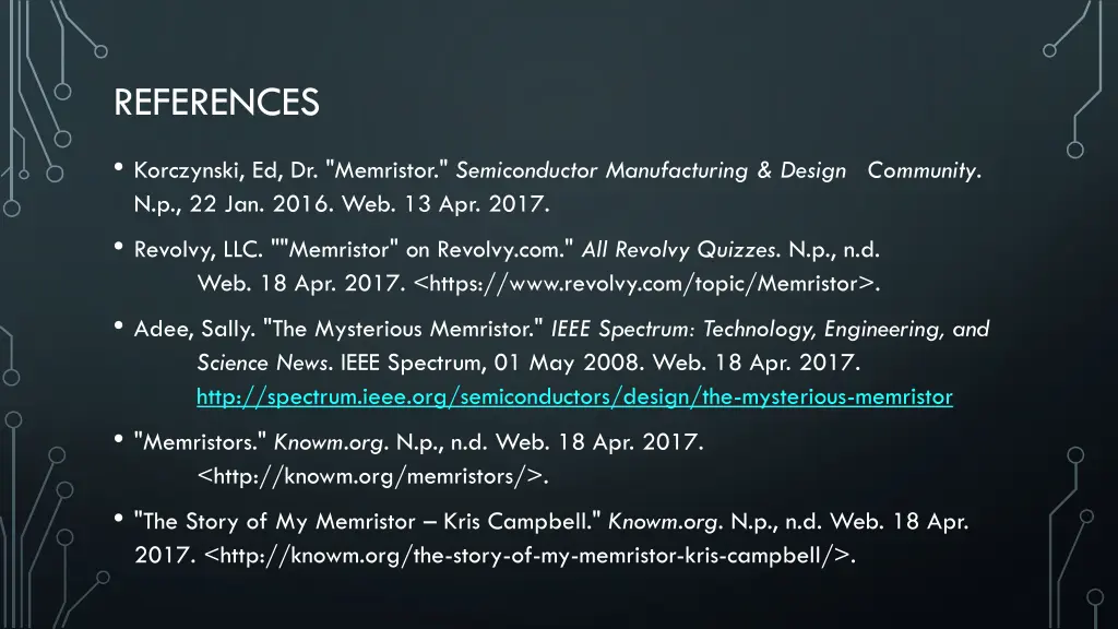 references