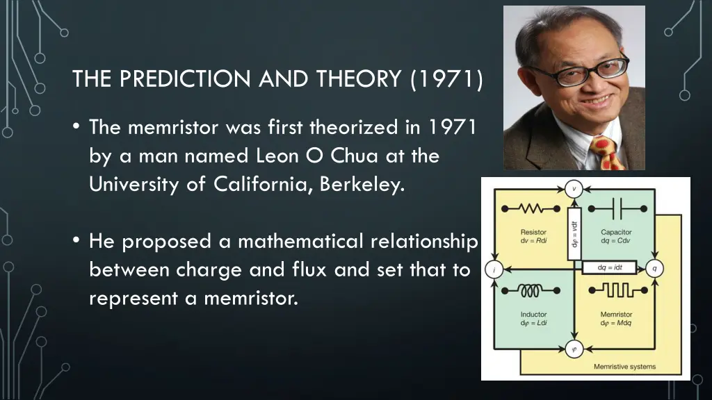 the prediction and theory 1971