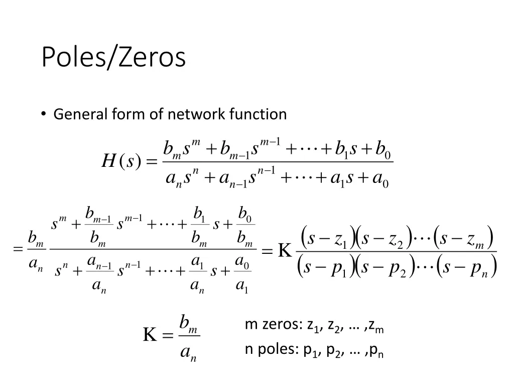 poles zeros 1