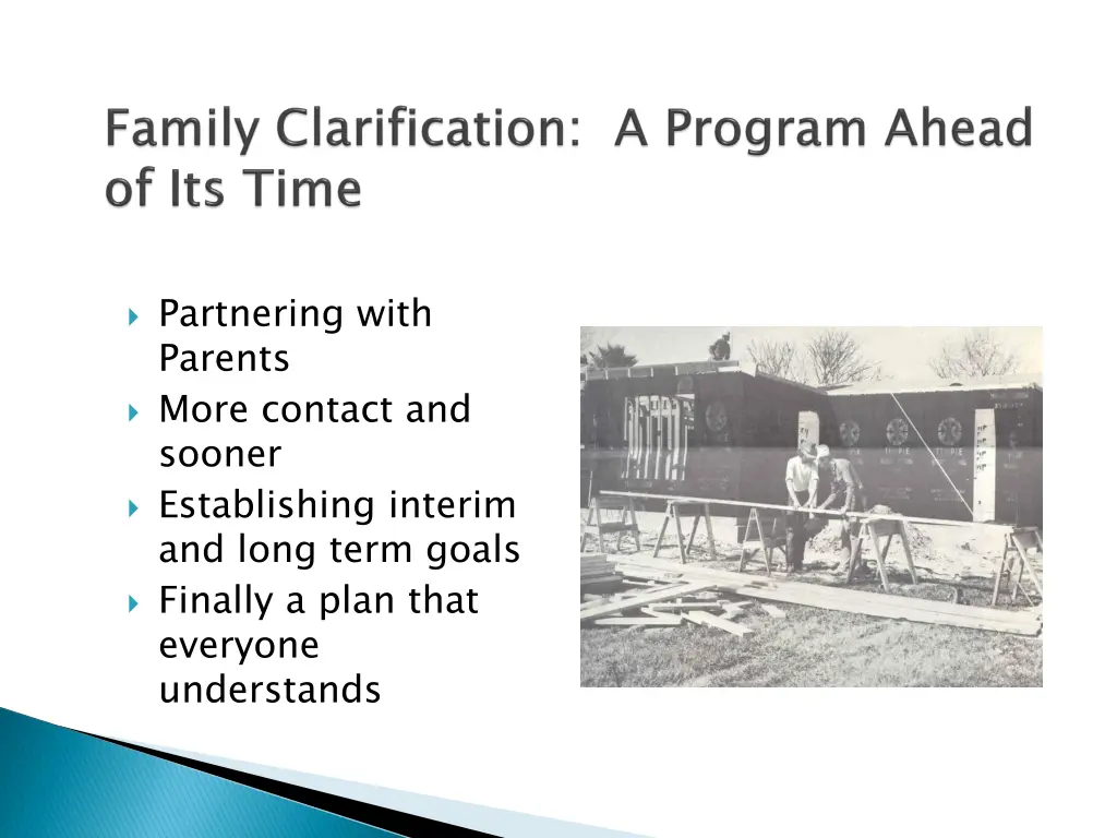 partnering with parents more contact and sooner