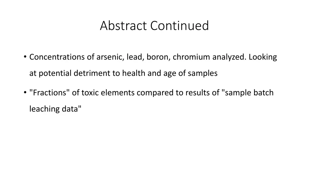 abstract continued