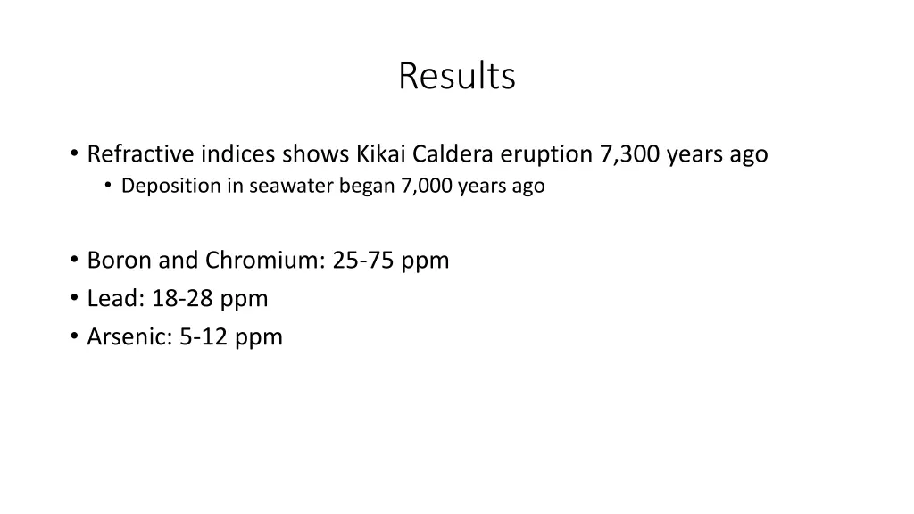 results