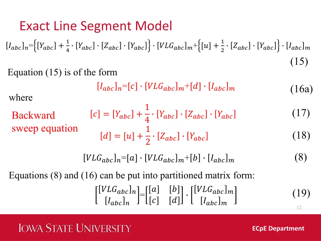 exact line segment model 6