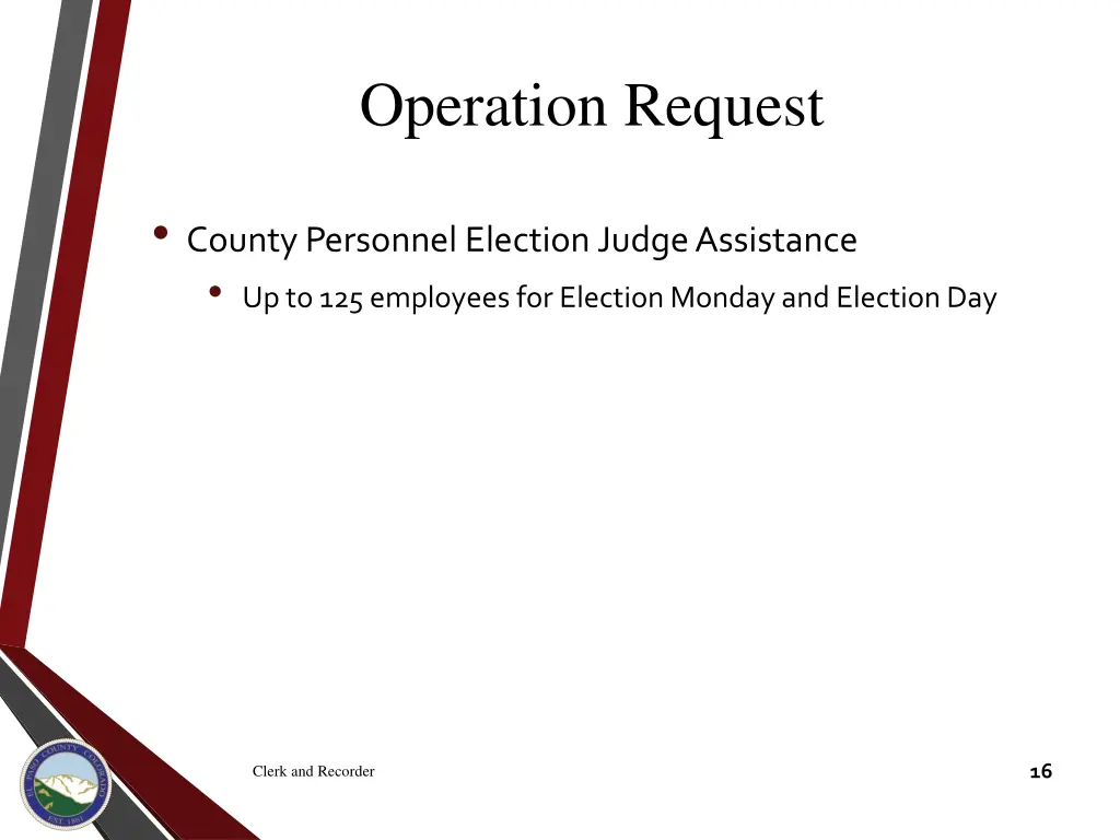 operation request