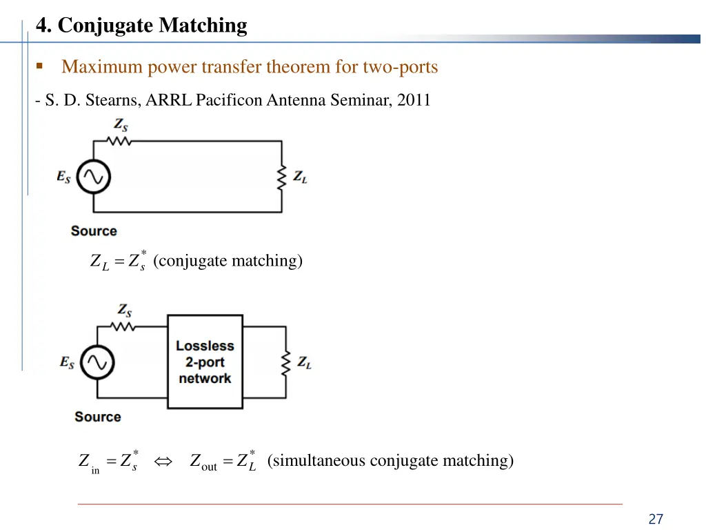 4 conjugate matching