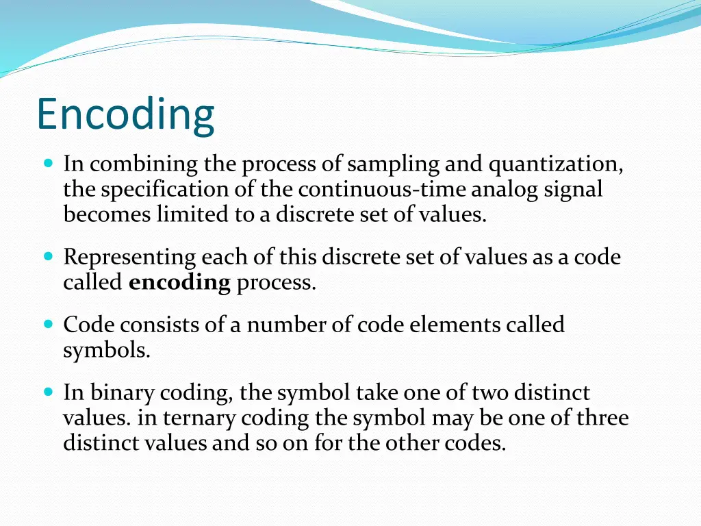 encoding