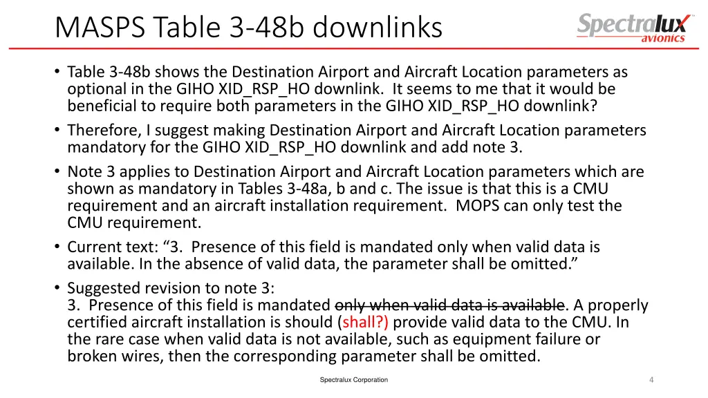 masps table 3 48b downlinks