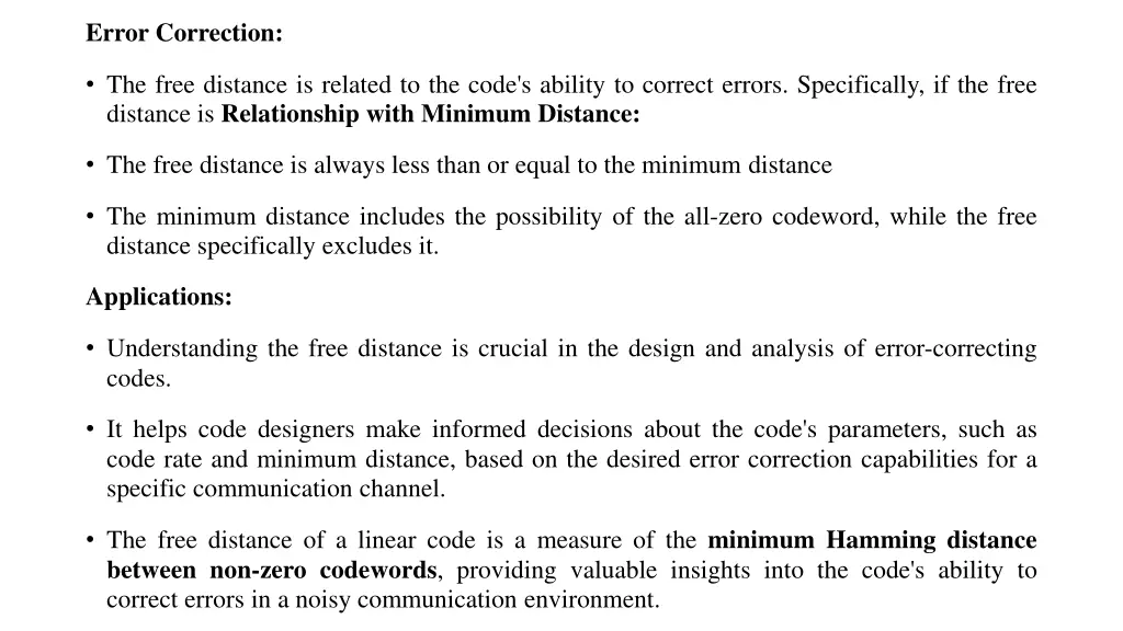 error correction