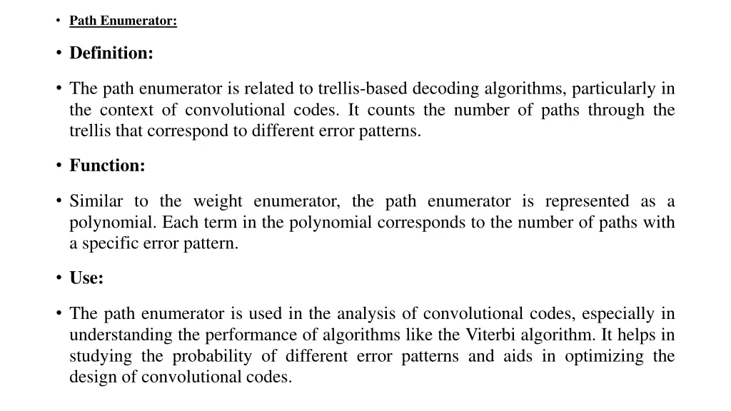 path enumerator