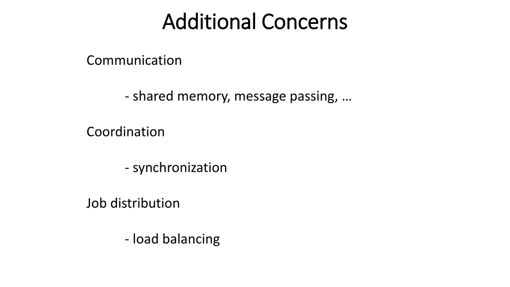 additional concerns additional concerns