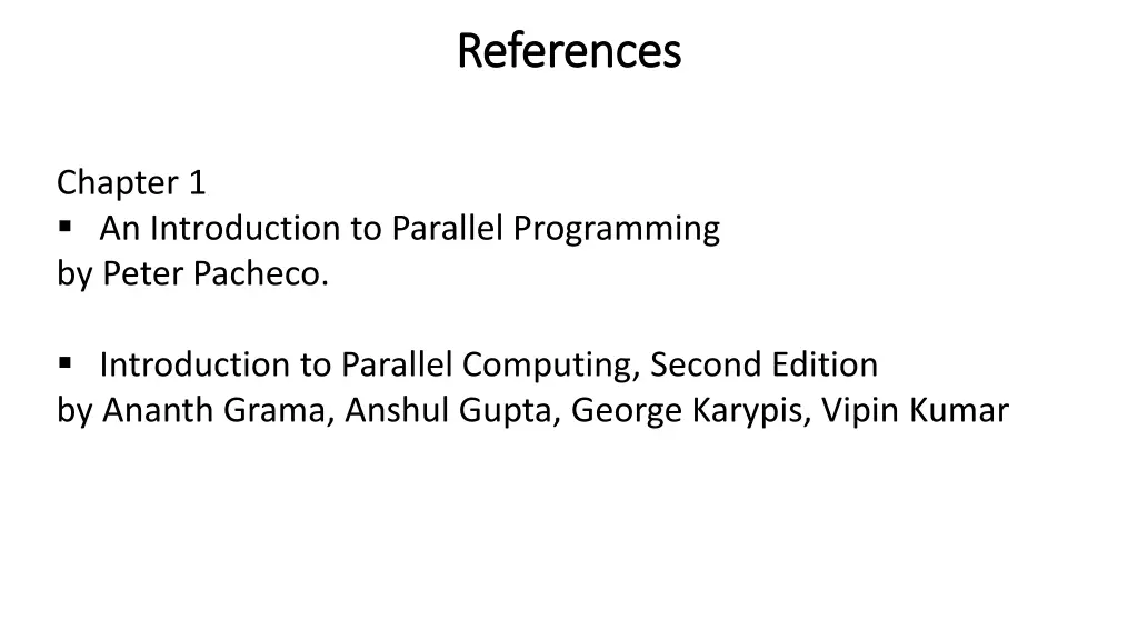 references references