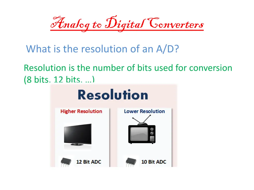 analog to digital converters 6