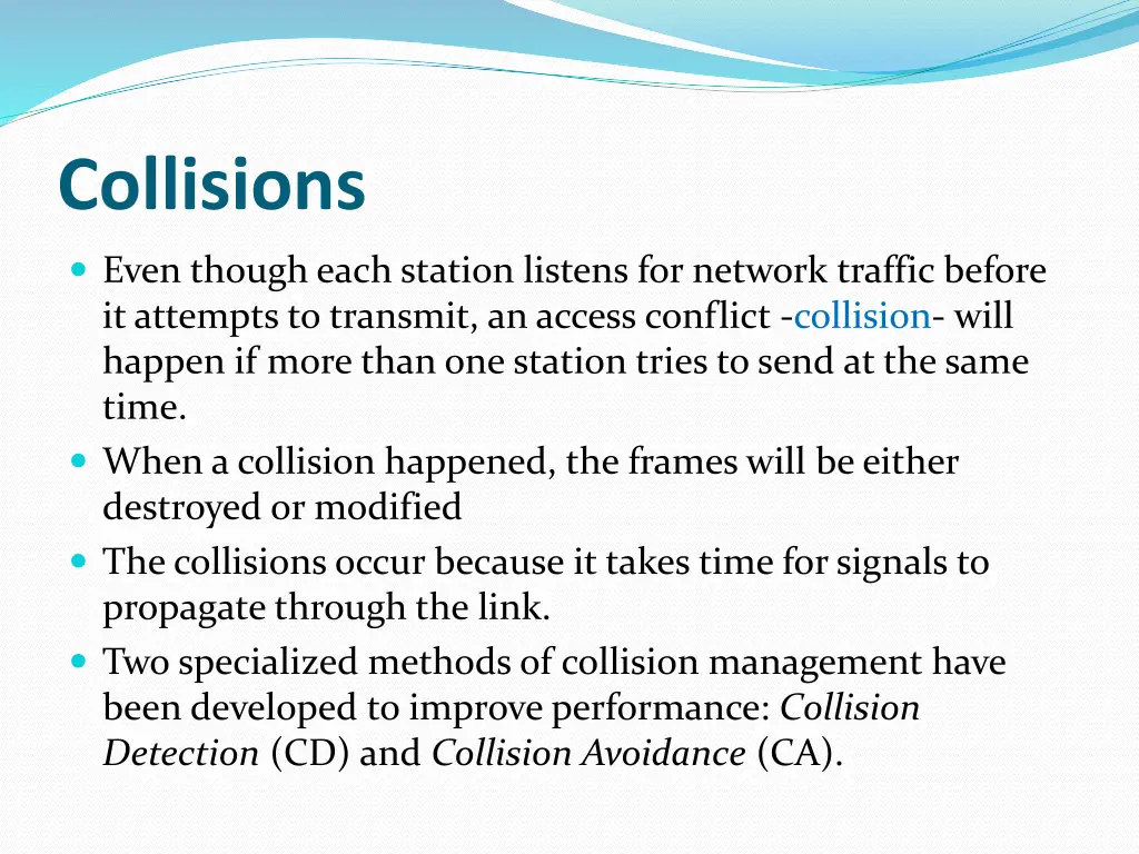 collisions