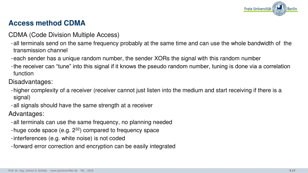 access method cdma