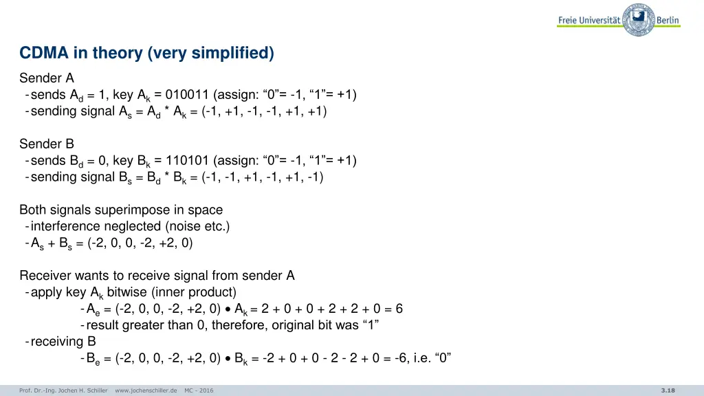 cdma in theory very simplified