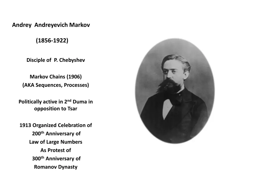 andrey andreyevich markov
