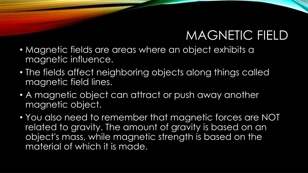 magnetic field