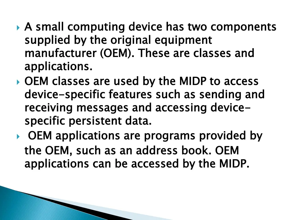 a small computing device has two components