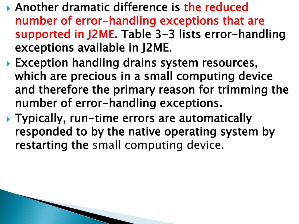 another dramatic difference is number of error