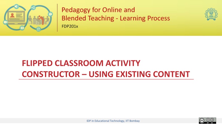 flipped classroom activity constructor using