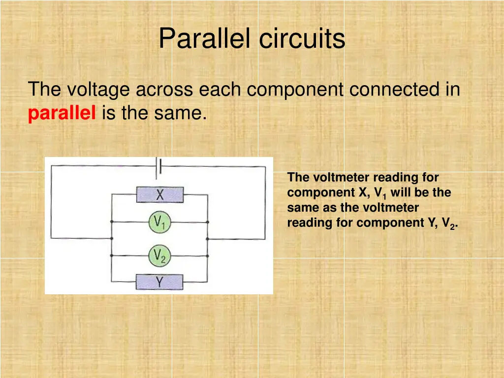 parallel circuits