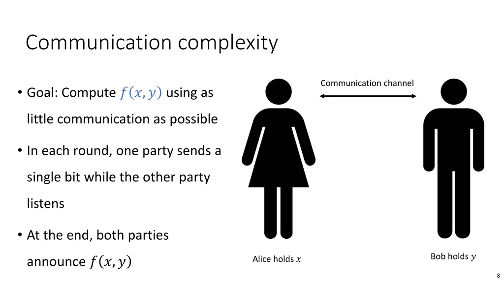 communication complexity