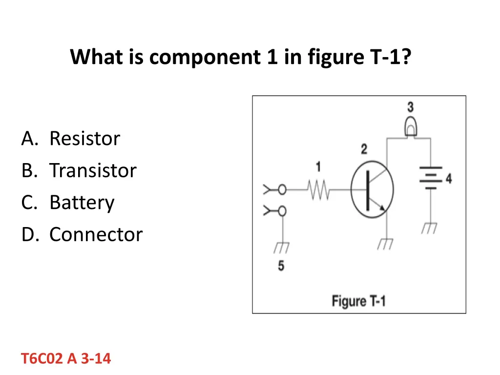 what is component 1 in figure t 1