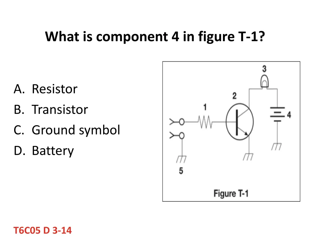 what is component 4 in figure t 1