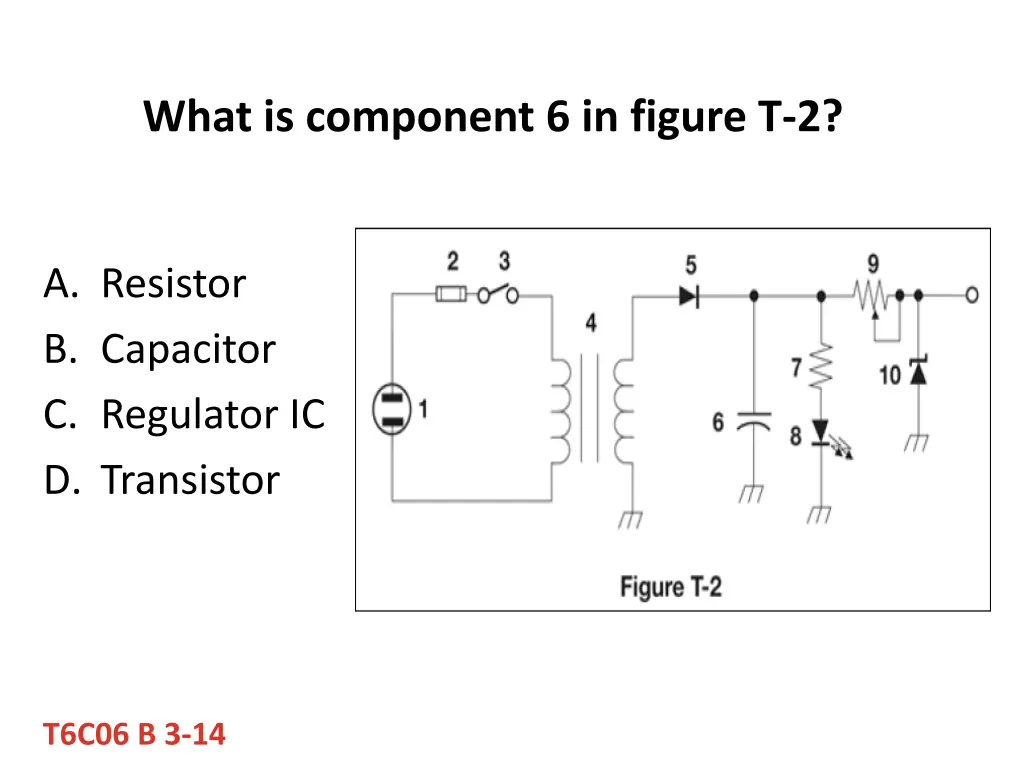 what is component 6 in figure t 2