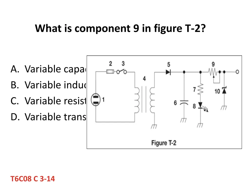 what is component 9 in figure t 2