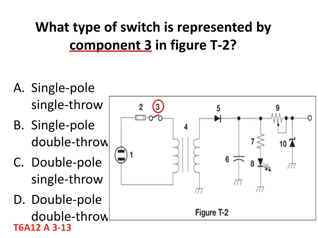 what type of switch is represented by component