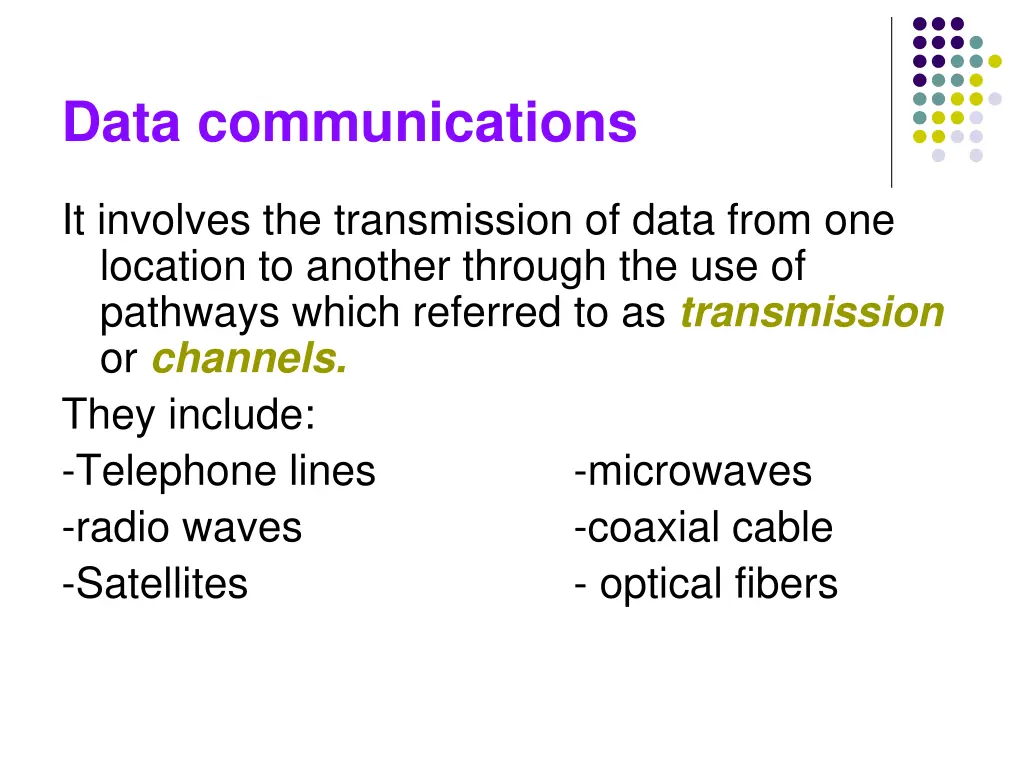 data communications 1