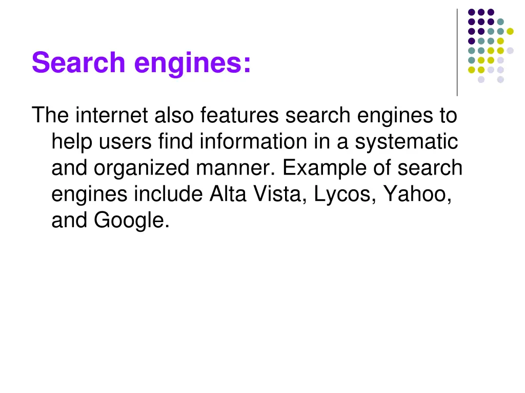 search engines