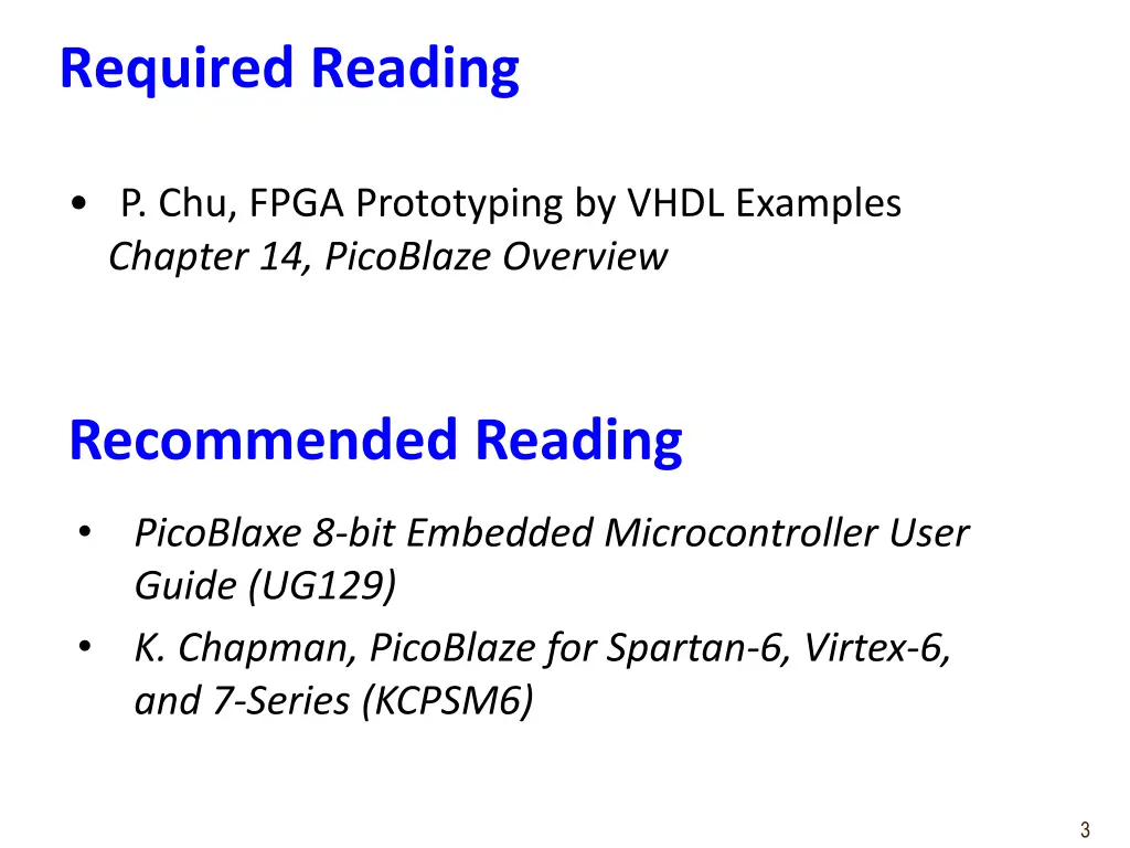 required reading