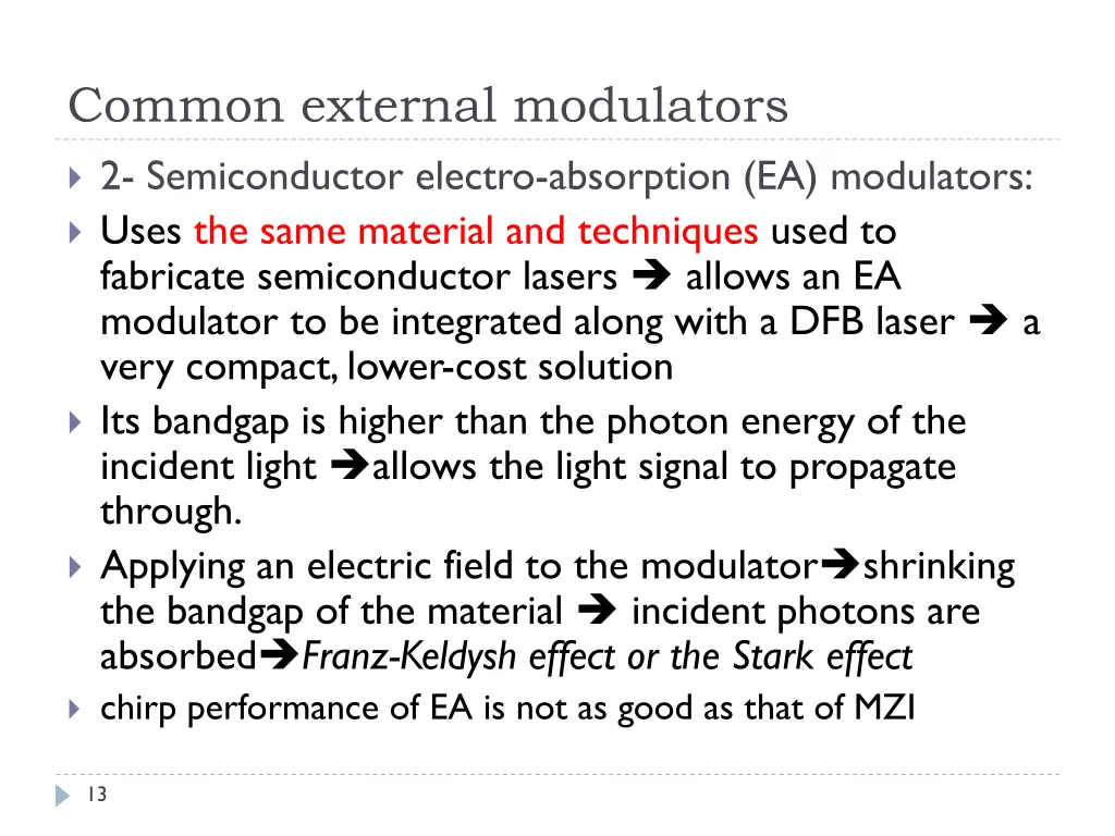 common external modulators 1