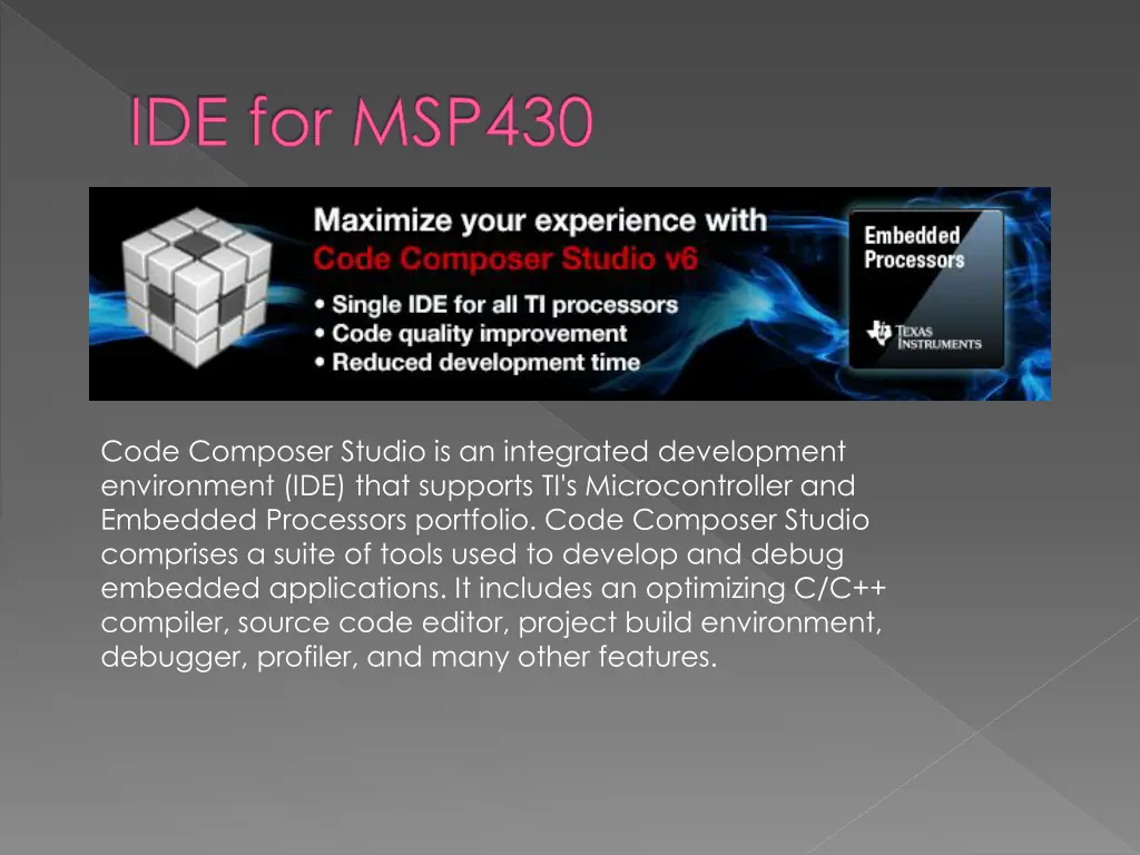ide for msp430