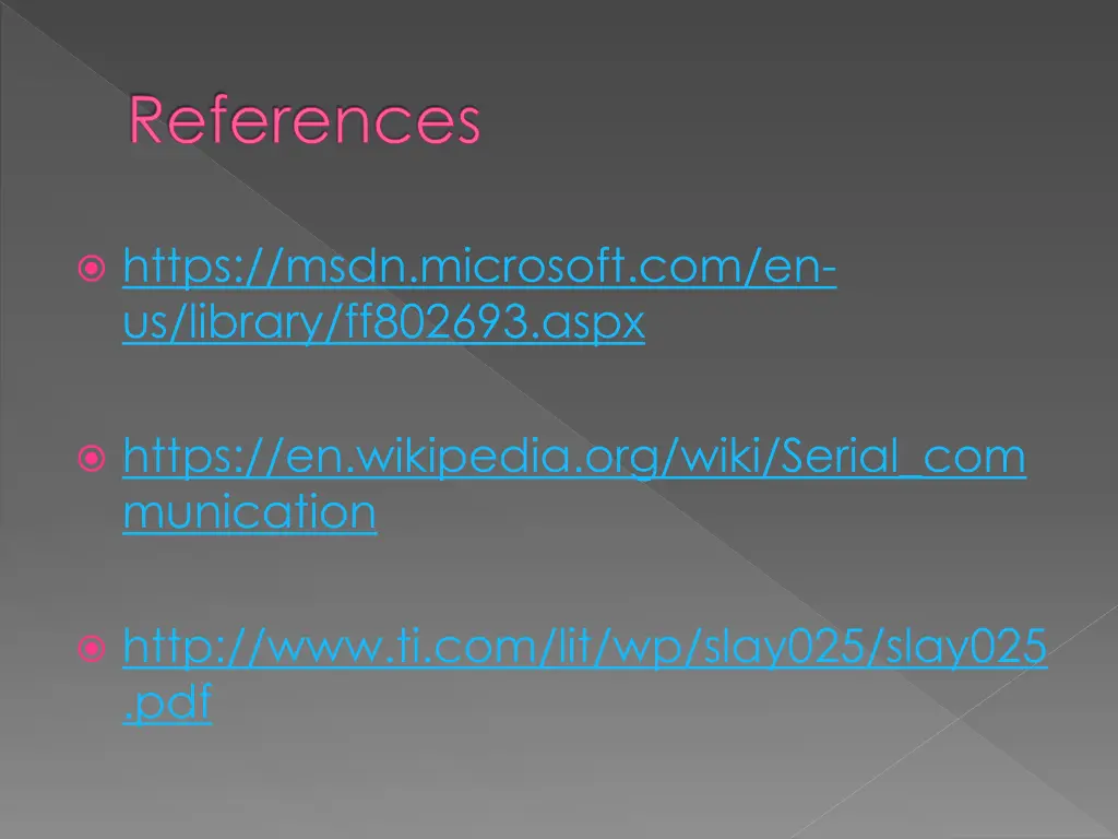 references