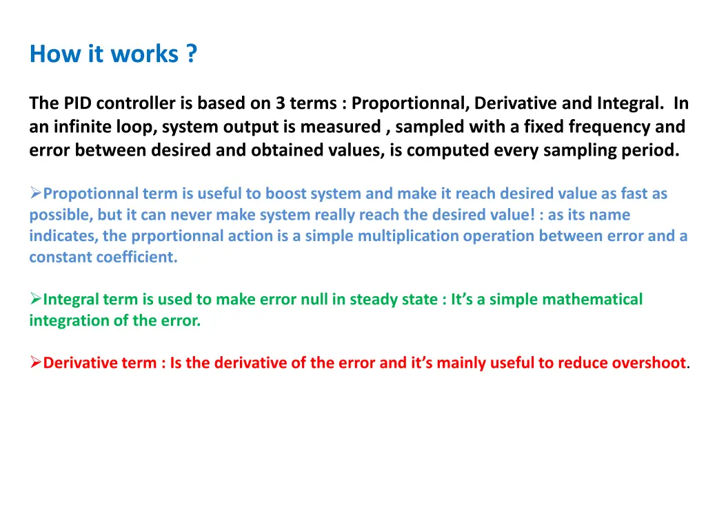 how it works
