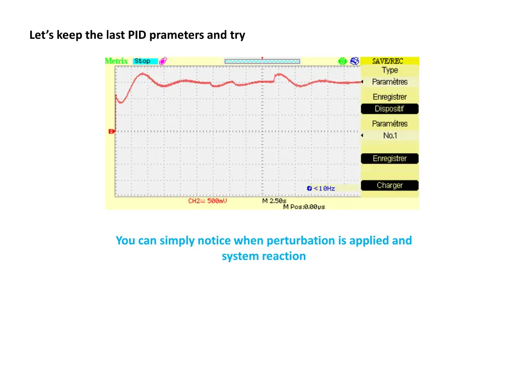 let s keep the last pid prameters and try