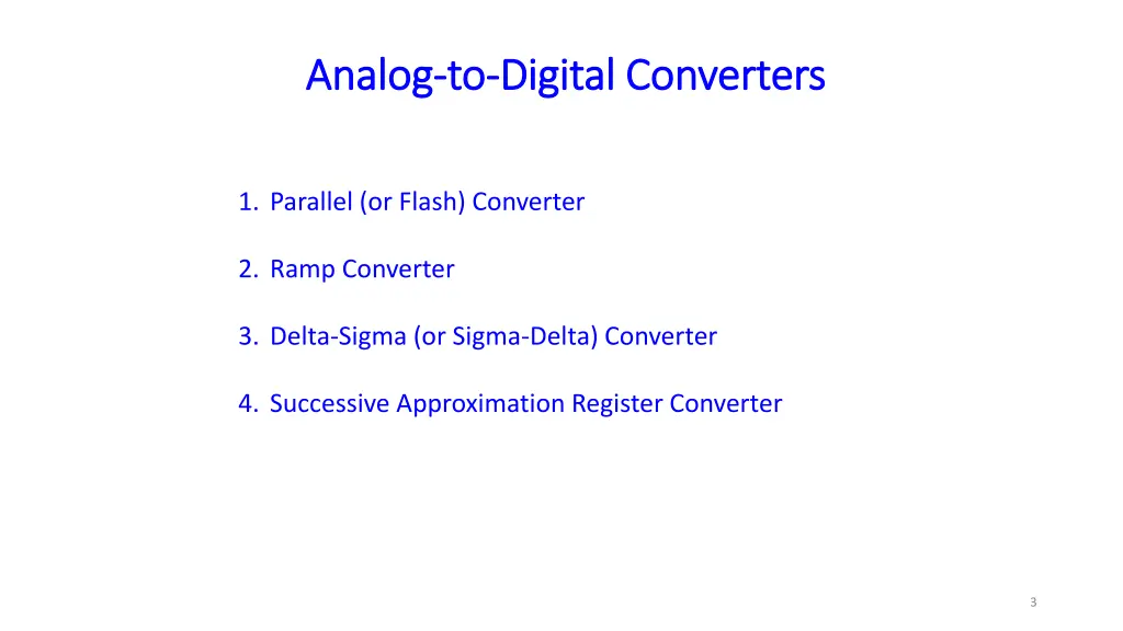 analog analog to to digital converters digital 1