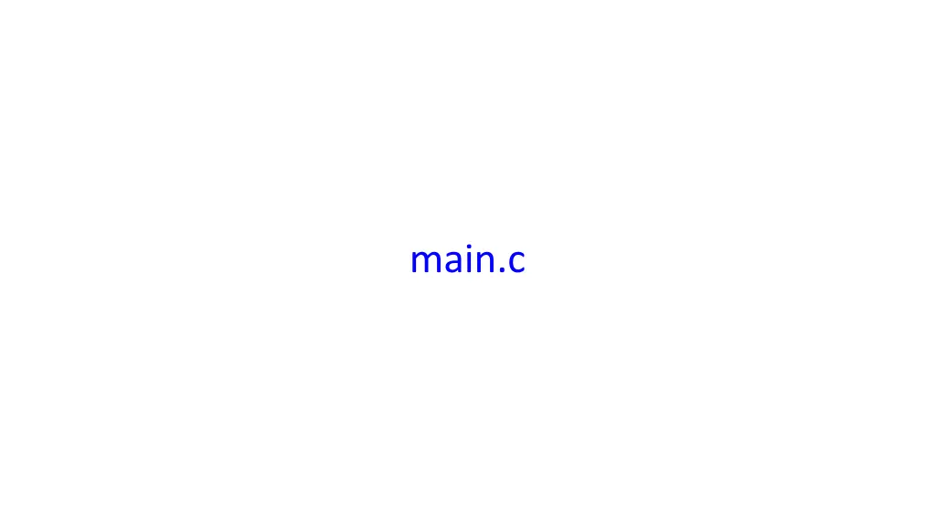main c