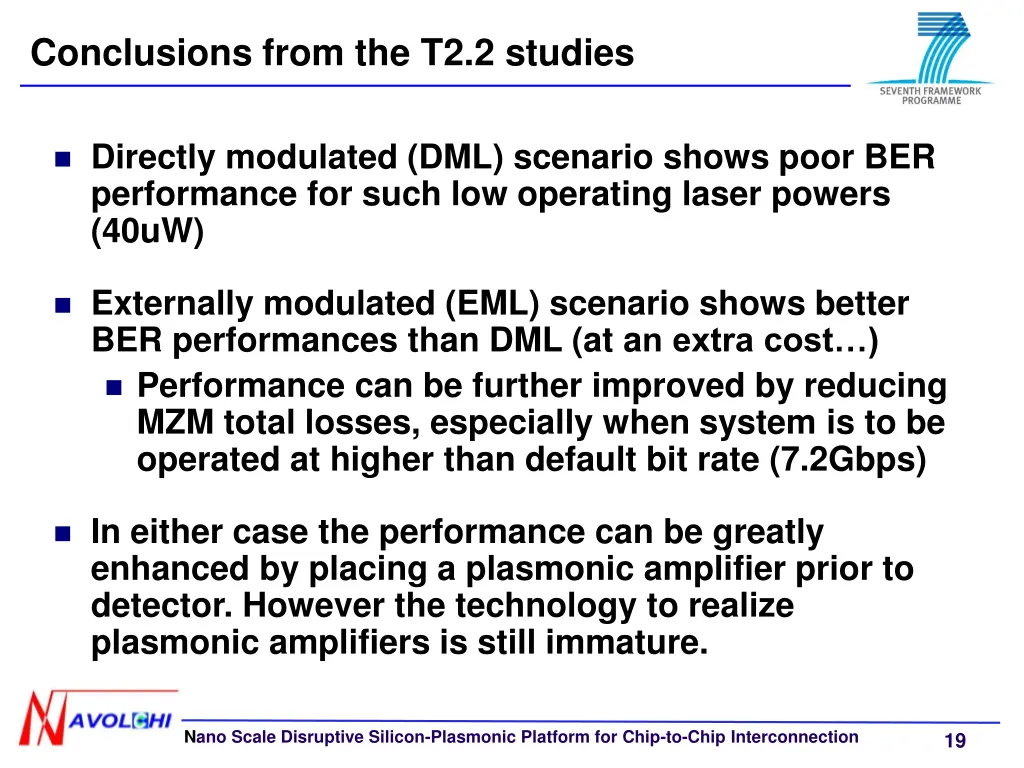 conclusions from the t2 2 studies