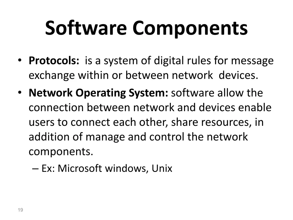 software components