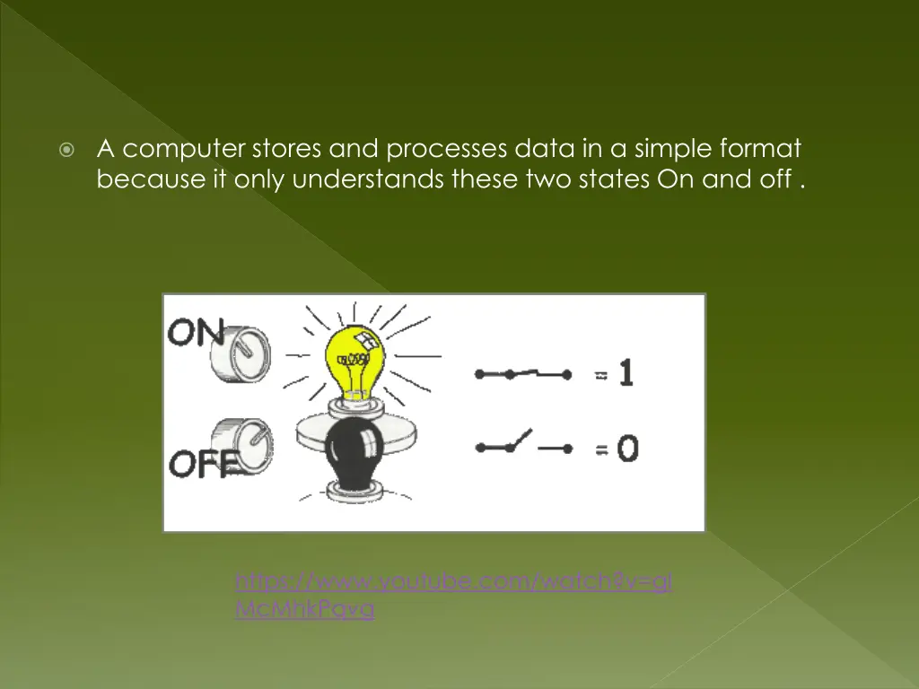 a computer stores and processes data in a simple