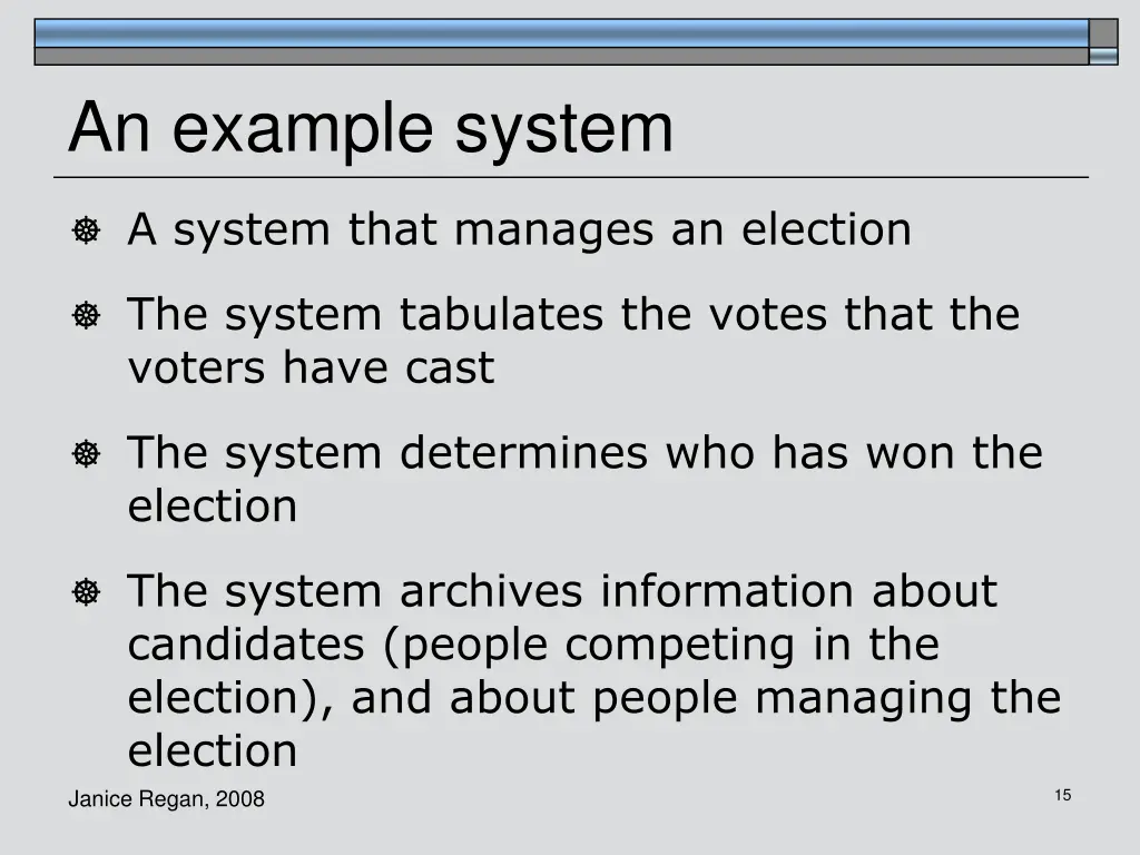 an example system