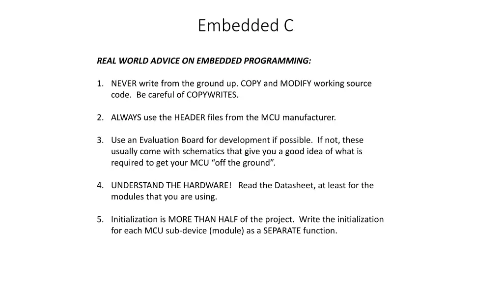 embedded c 1
